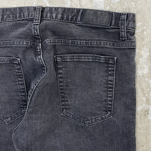 Dearborn Denim Jeans Mens 35 Black Pants USA Straight Stretch Fits 35x31 - Picture 13 of 15